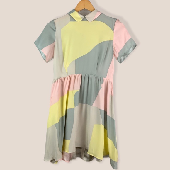 Dusen Dusen Dresses & Skirts - 🍡Anthropologie Dusen Dusen 100% Silk Collared Dress